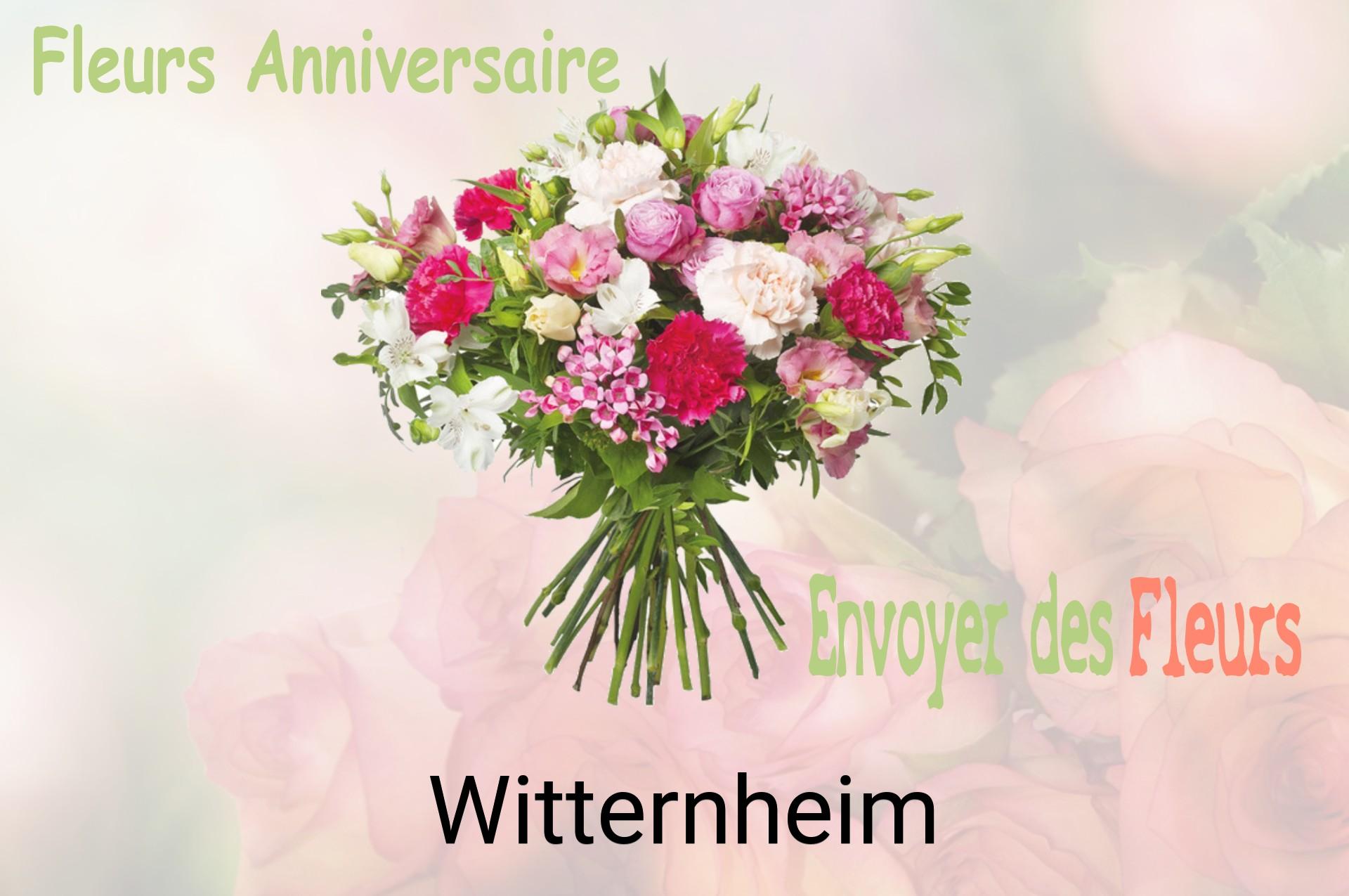 Bouquet de fleurs d’anniversaire livré à Witternheim
