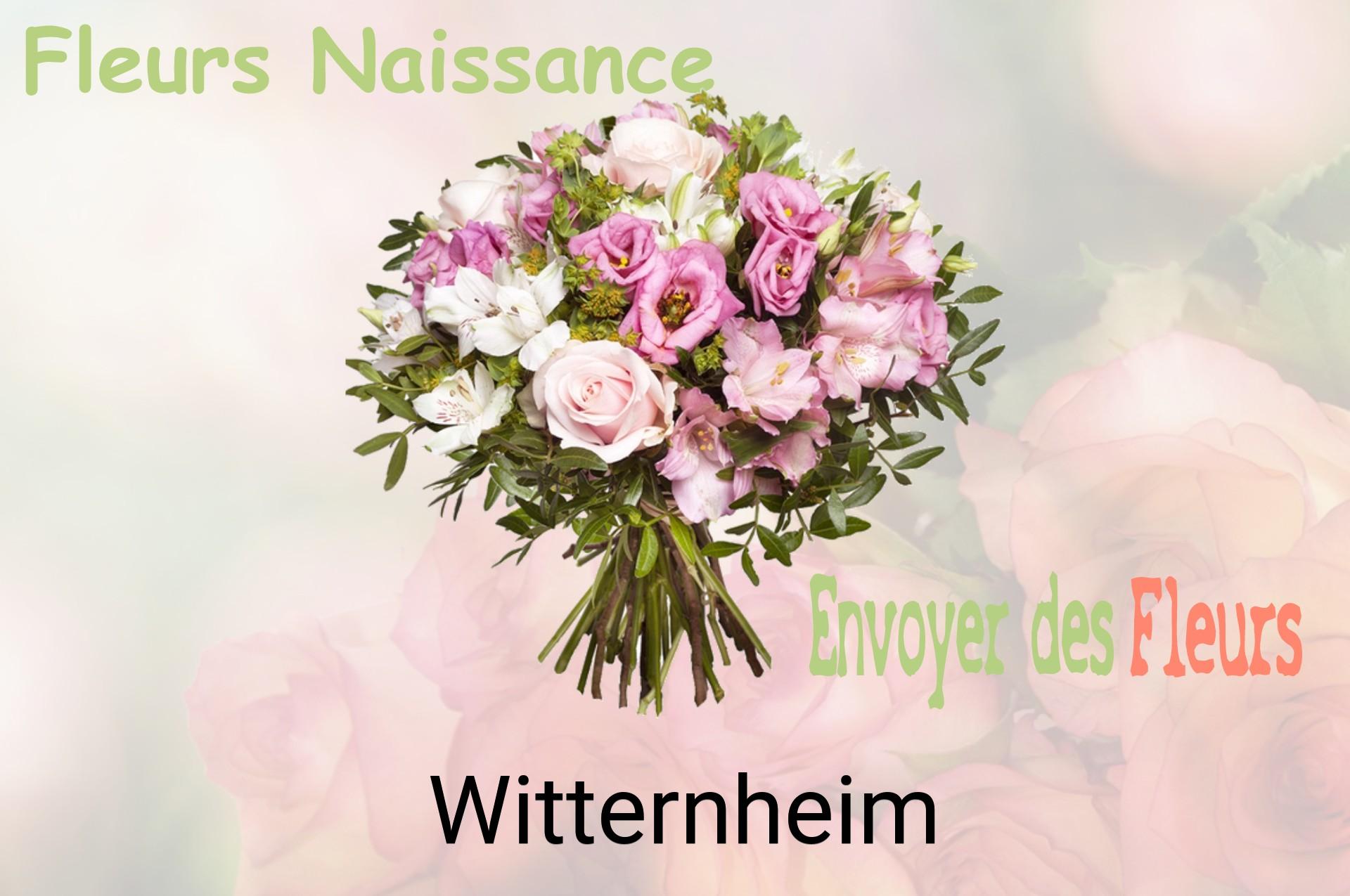 Bouquet de fleurs de naissance livré à Witternheim